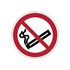 Brady verbodsticker P002 rond10 roken verboden pictogram