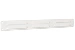 Nedco schoepenrooster alu. 370 x 40 mm RAL9010 wit