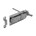 Gebr. Bodegraven rolschuif met pen - 160x66x6mm - verzinkt