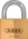 ABUS cilinder hangslot - 70mm - 85/70