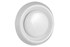 Nedco luchtrooster - wit - instelbaar - rond 100 mm aansluiting - met bus