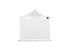 Grizzly zijwand - GO-WORK - 4 m - wit