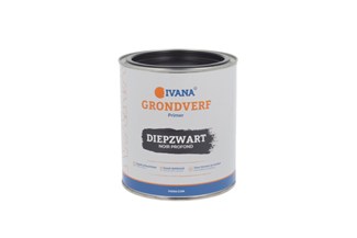 Ivana 57303 synthetische Grondverf zwart - 1 liter 