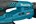 Makita  BO005CGZ Handpalm vlakschuurmachine XGT 40V - max 80 x 133 mm 
