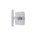 Dauby haak - Pure Plus PTT - mat wit brons - 50x38 mm