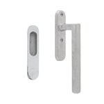 Dauby hefschuifgreep - Pure PSLD - mat wit brons - blind