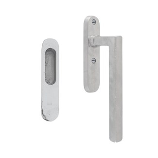Dauby hefschuifgreep - Pure PSLD - mat wit brons - blind