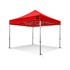 Grizzly werktent - GO-WORK - 3x3 m - stalen frame - rood
