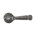 Dauby deurkruk met rozet - Pure PH1830 / 50 - ruw metaal  