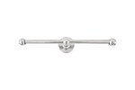 Dauby toiletrolhouder dubbel - Pure Plus - wit brons - 300 mm