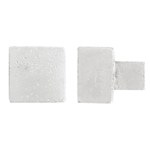 Dauby meubelknop - Pure PQ-45 - mat wit brons - 45 mm