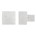 Dauby meubelknop - Pure PQ-45 - mat wit brons - 45 mm