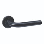 Intersteel Deurkruk Q 02 op rozet verdekt ø52x6mm PVD Zwart 