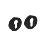 Intersteel cilinderrozetten verdekt 52x10mm - mat zwart