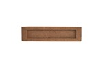 Dauby brievenbusklep - Pure PLE-EXT - ruw brons - 327x80 mm
