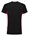 Tricorp T-Shirt Bicolor - 102004 - zwart/rood - maat S