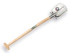 Atlas Diamant steekbats - gehard - 1/4 - 000 - met ronde opstapjes - schopsteel 110 cm