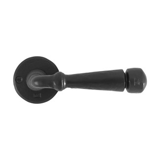 Dauby deurkruk met rozet - Pure PH1830 / 50 - verouderd ijzer zwart  