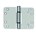 BSW glijlagerscharnier - 818 Allround - afgerond - 89x152x3 mm - gegalvaniseerd 