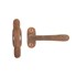 Dauby deurkruk - Pure PHTL"T+L" / PBTC 1 - ruw brons 