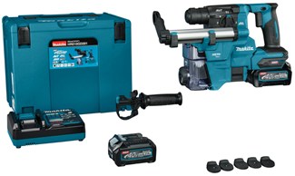 Makita HR010GD201 Accu Combihamer XGT 40V Max - Inclusief 2x2,5Ah Accu en Snellader in Mbox