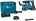 Makita HR010GD201 Accu Combihamer XGT 40V Max - Inclusief 2x2,5Ah Accu en Snellader in Mbox