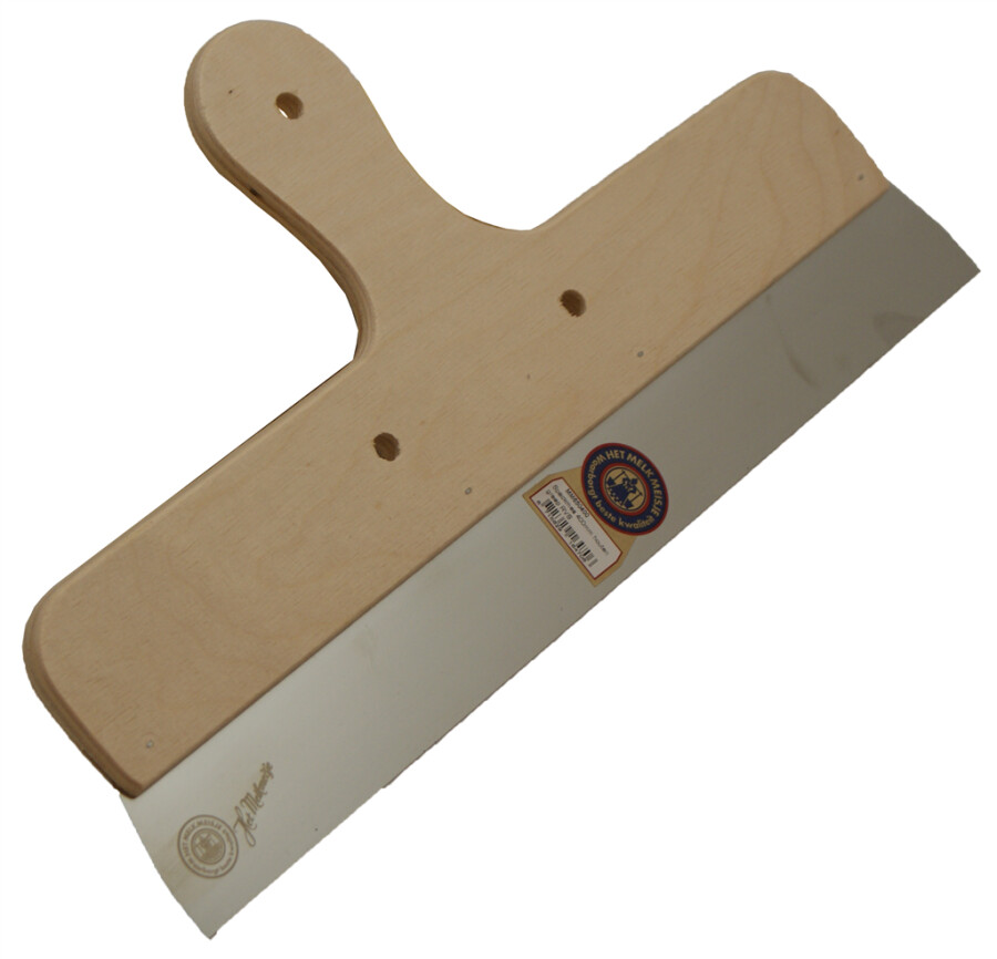 Het Melkmeisje spackmes - hout - 250mm