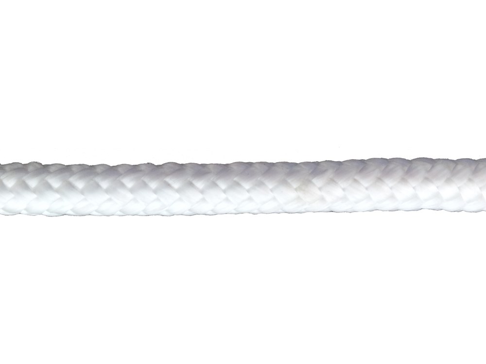 Ivana gevlochten koord - wit - dikte 3 mm - haspel à 100 m - 50829