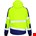 Opsial Softshell jas geel-marineblauw High-Visibility - maat S