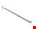 SecuBar Single barrièrestang - wit - 60-110 cm - 2010.356.011