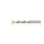 DORMER korte spiraalboor A002 -HSS-TiN -DIN338 - zelfcentrerend 3.1 mm - A0023.1