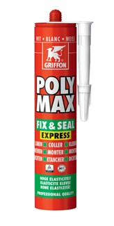 Griffon montagelijm - PolyMax Fix&Seal Express - 425 g - antraciet