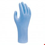 Showa nitrile wegwerphandschoenen (100x) - 7500PF - BLUE - maat M