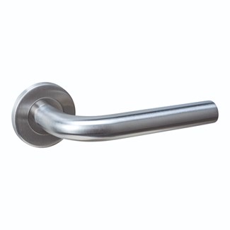 Intersteel Deurkrukken Q 02 op Rond Rozet verdekt 