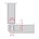 Hekna deurbuffer 8x10.5mm inboor huls boring 8mm