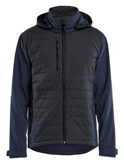 Blåkläder 4743 Hybride Jack - blauw/zwart maat 4XL