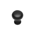 Intersteel meubelknop - paddenstoel - ø 35 mm - smeedijzer - zwart