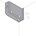 Blum kastophanger zichtbaar - 48N0510.03S - wit - links