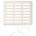 Nedco schuifrooster luxe 300 x 250 mm wit met koord