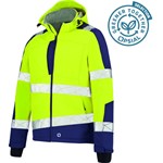 Opsial Softshell jas geel-marineblauw High-Visibility - maat L
