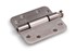 DX Glijlagerscharnier ronde hoeken 89x89x3 mm - RVS geborsteld