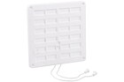 Nedco ventilatierooster afsluitbaar 20x20cm wit