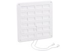 Nedco ventilatierooster afsluitbaar 20x20cm wit