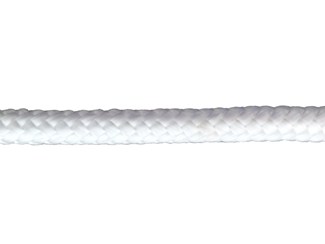 Ivana gevlochten koord - wit - dikte 6 mm - haspel à 100 m - 50832