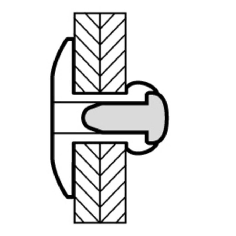 Blindklinknagel GBK - Alu/Staal - 1032 - 4.8x16x14mm
