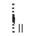 Intersteel kruk espagnolet rechts - L-recht - met stangenset 2x1245mm - mat zwart
