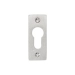 Dauby cilinderrozet - Pure PBTC Q - mat wit brons - 30x68 mm