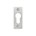 Dauby cilinderrozet - Pure PBTC Q - mat wit brons - 30x68 mm
