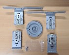 Draaibeslag deurbevestigingsset - 276 mm - onderdelen