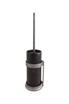 Dauby toiletborstel houder - Pure Plus - ruw metaal - blackpot